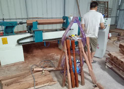 廣東河源何老板購買的數控木工車床加工效果非常滿意